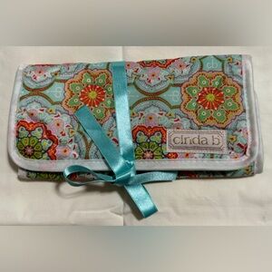 Cinda B Jewelry Roll Casablanca Sky NWOT